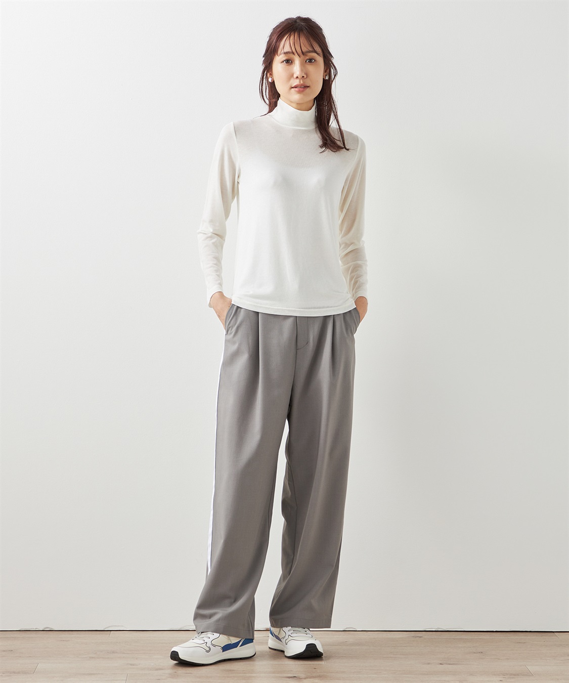 Petit Honfleur メロークシュネックプルオーバー_sub_15