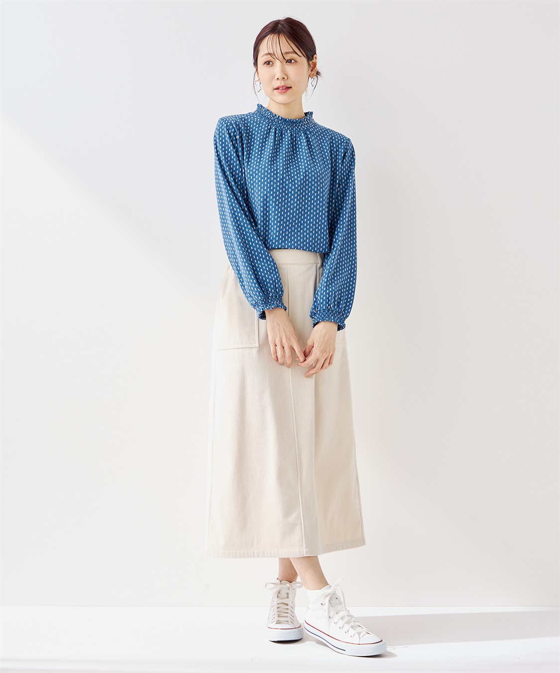 Petit Honfleur フリル衿プリントプルオーバー_sub_18