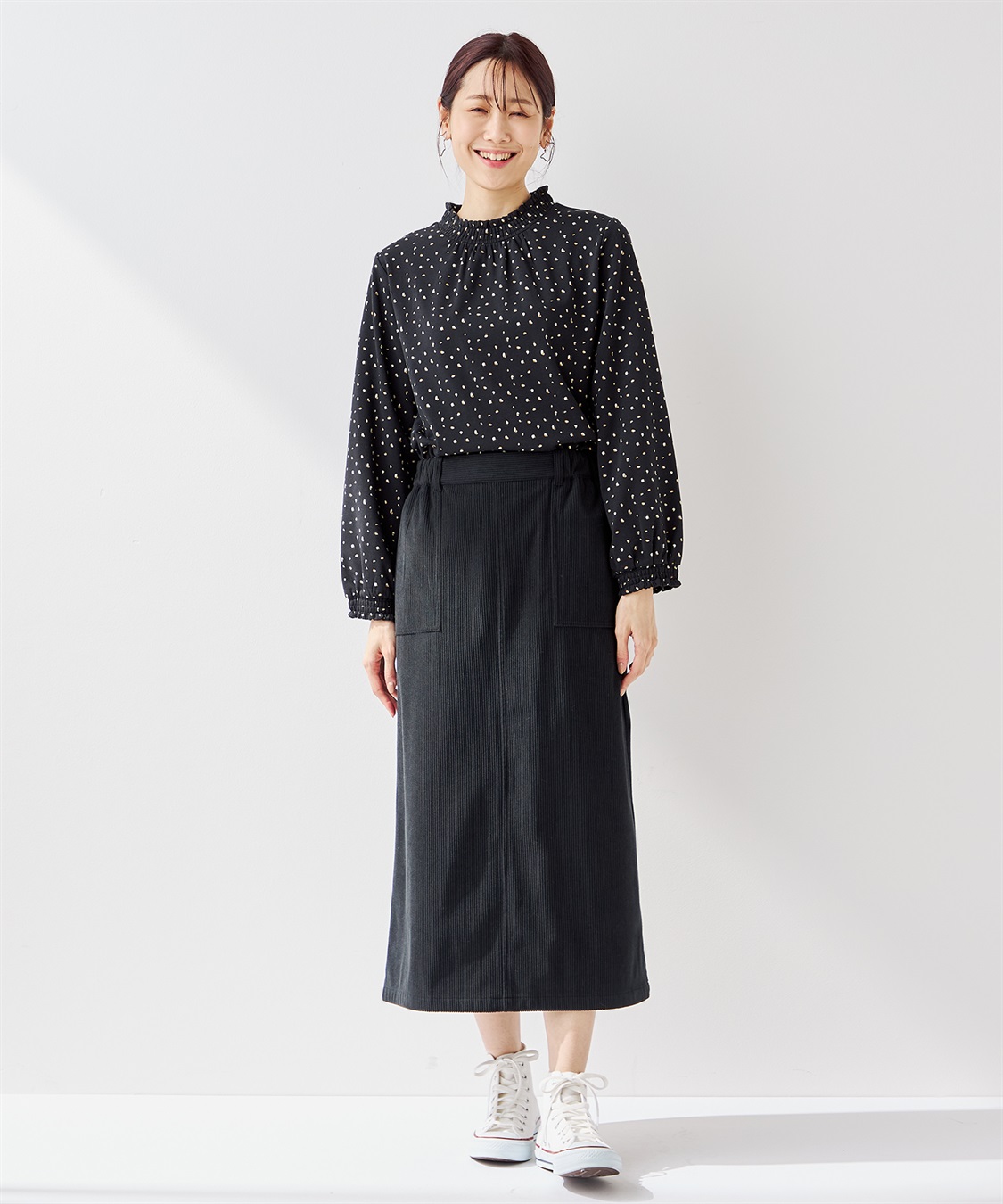 Petit Honfleur フリル衿ドットプルオーバー_sub_11