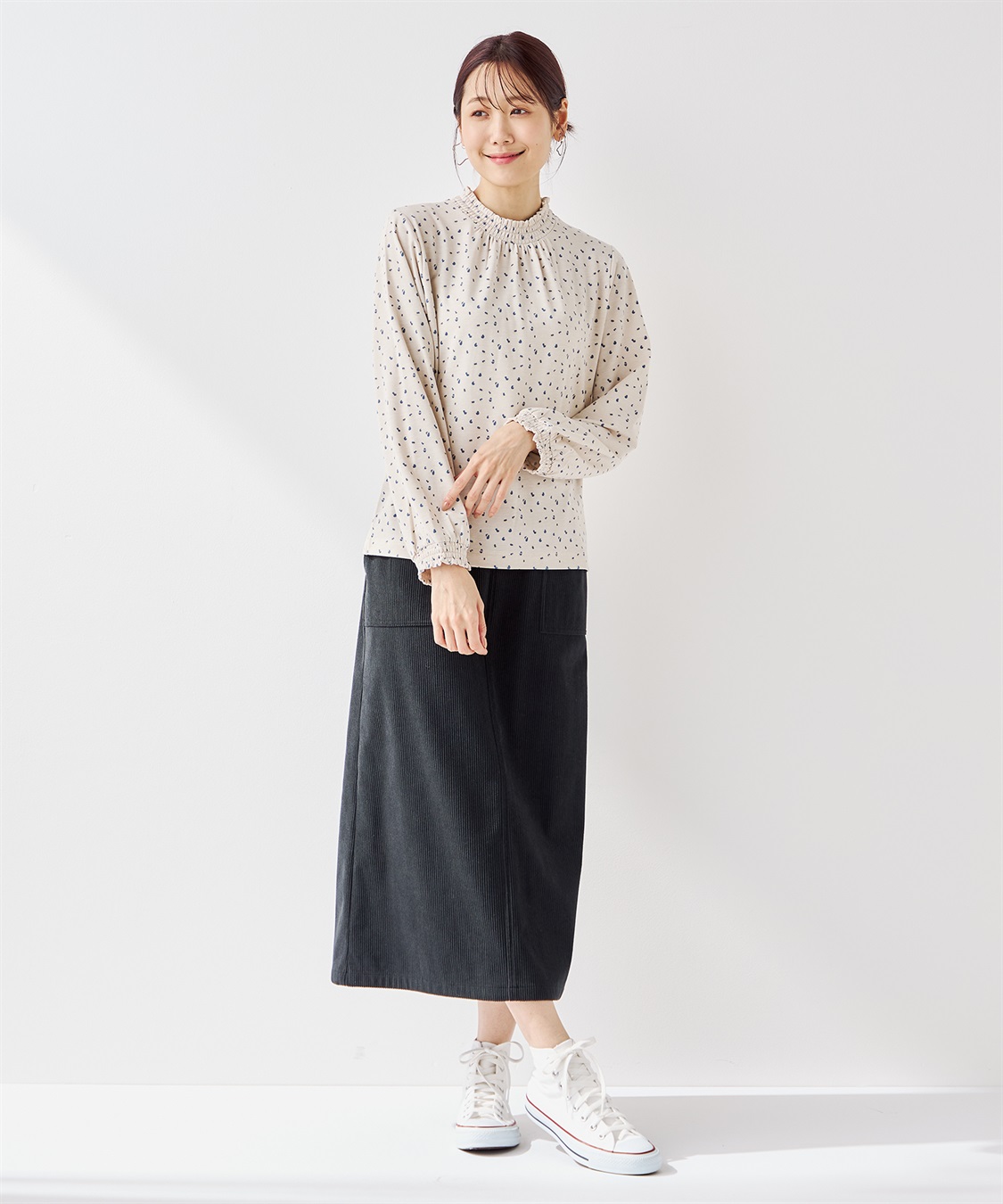 Petit Honfleur フリル衿ドットプルオーバー_sub_12
