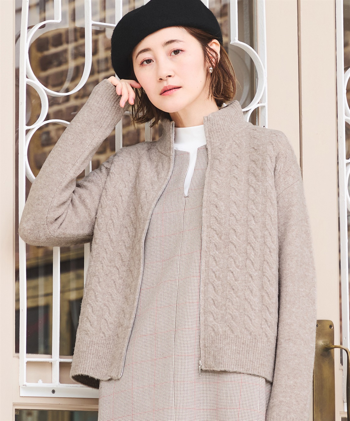 ハイネックプルオーバー Petit Honfleur｜クロスプラス公式通販サイト