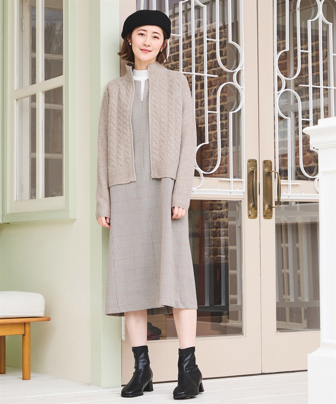 ハイネックプルオーバー Petit Honfleur｜クロスプラス公式通販サイト