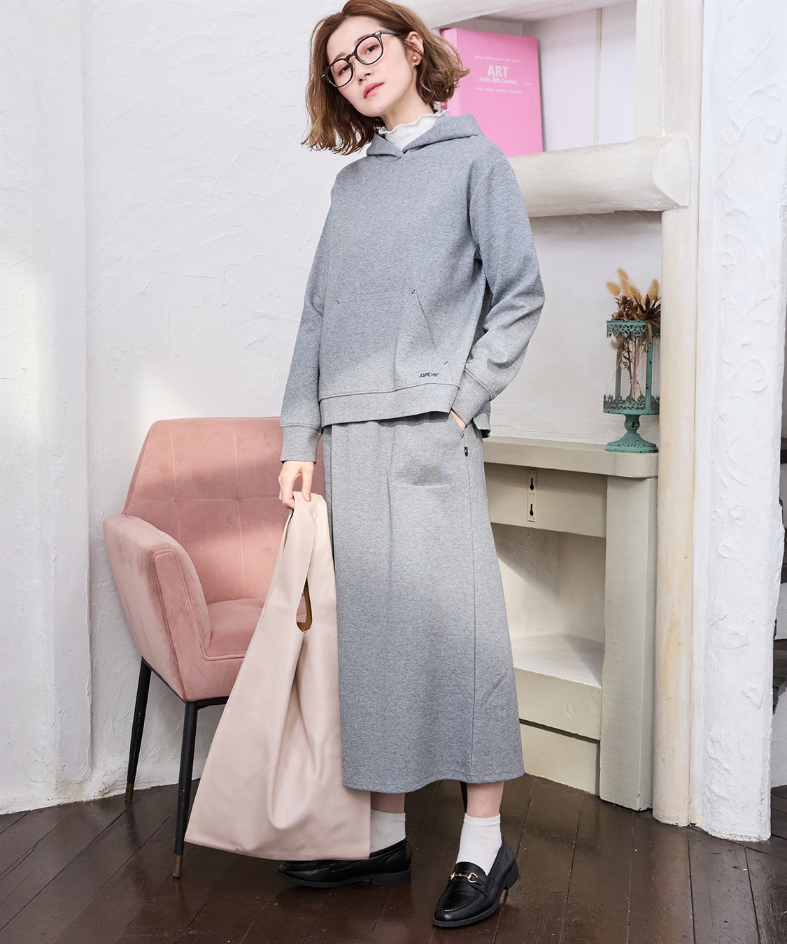 Petit Honfleur スウェットスリットパーカー_sub_11