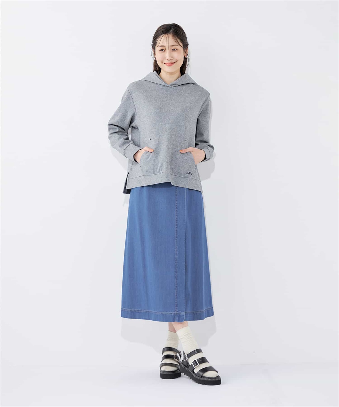 Petit Honfleur スウェットスリットパーカー_sub_14