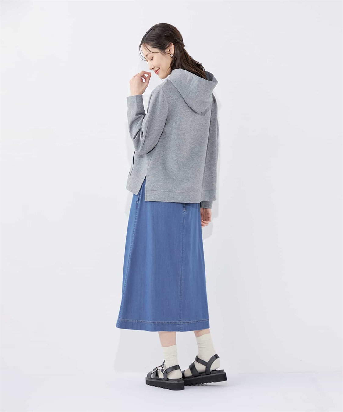 Petit Honfleur スウェットスリットパーカー_sub_15