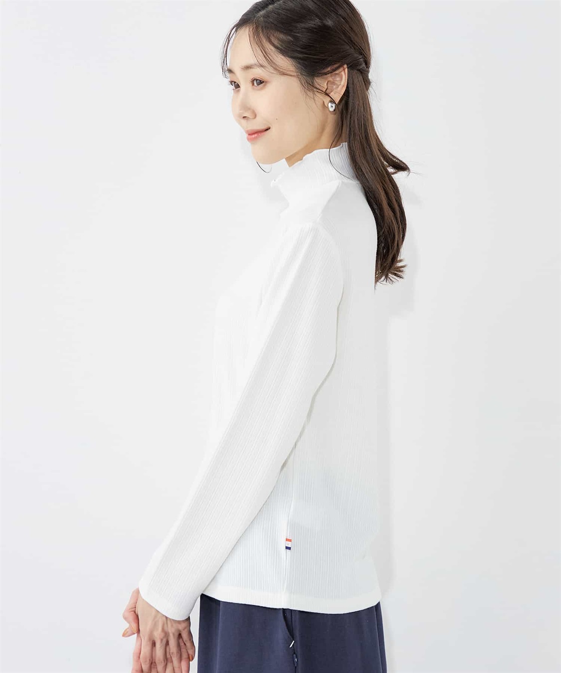 Petit Honfleur メロークシュネックプルオーバー_sub_1