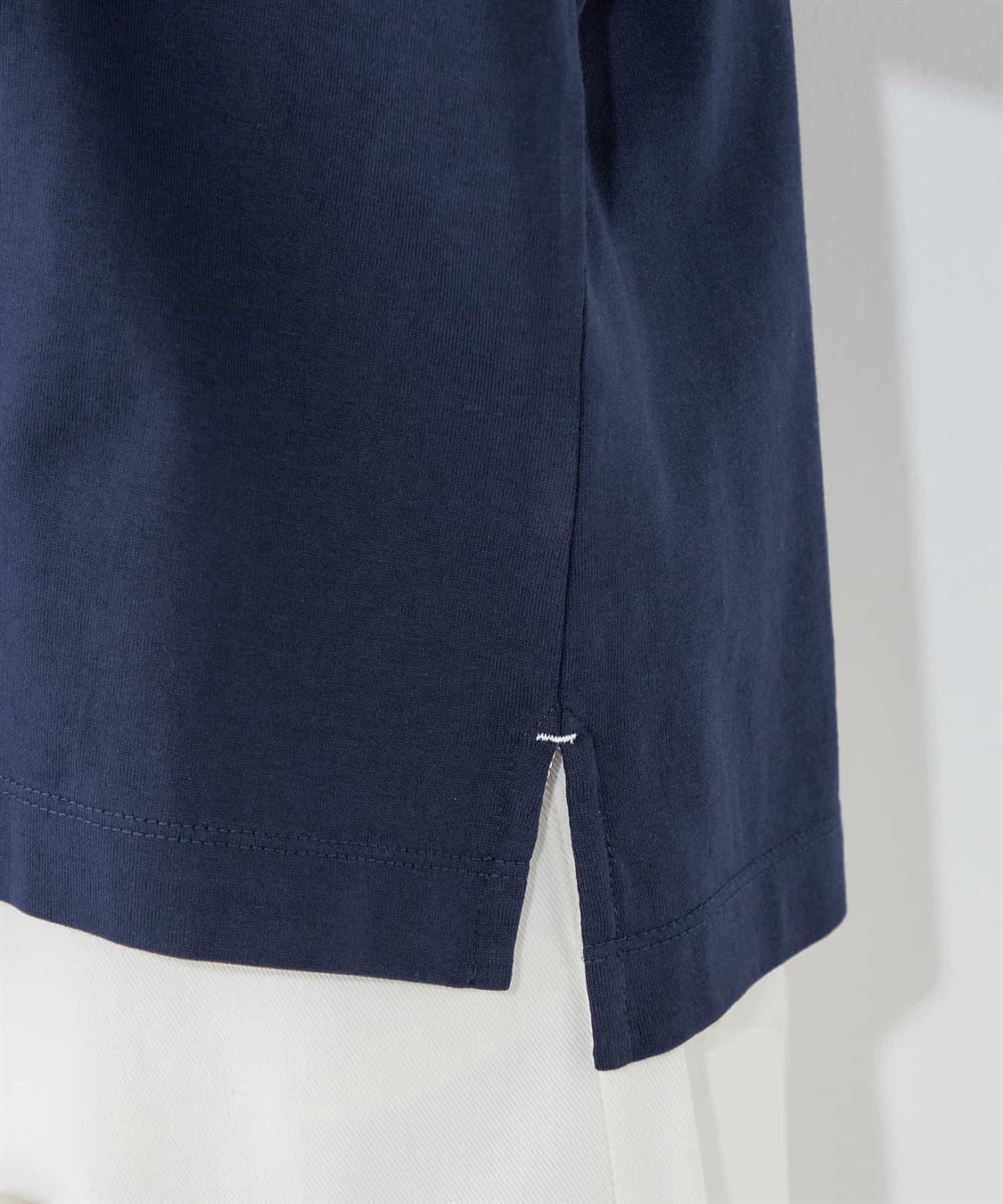 Petit Honfleur モックネックロゴプルオーバー_sub_6