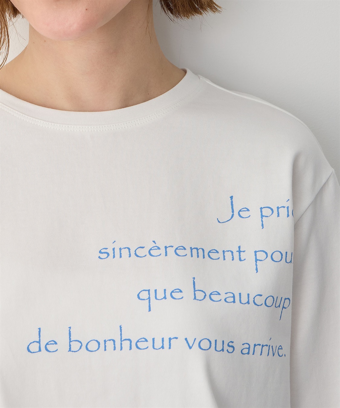 Petit Honfleur オーガニックコットンロゴTシャツ_sub_3