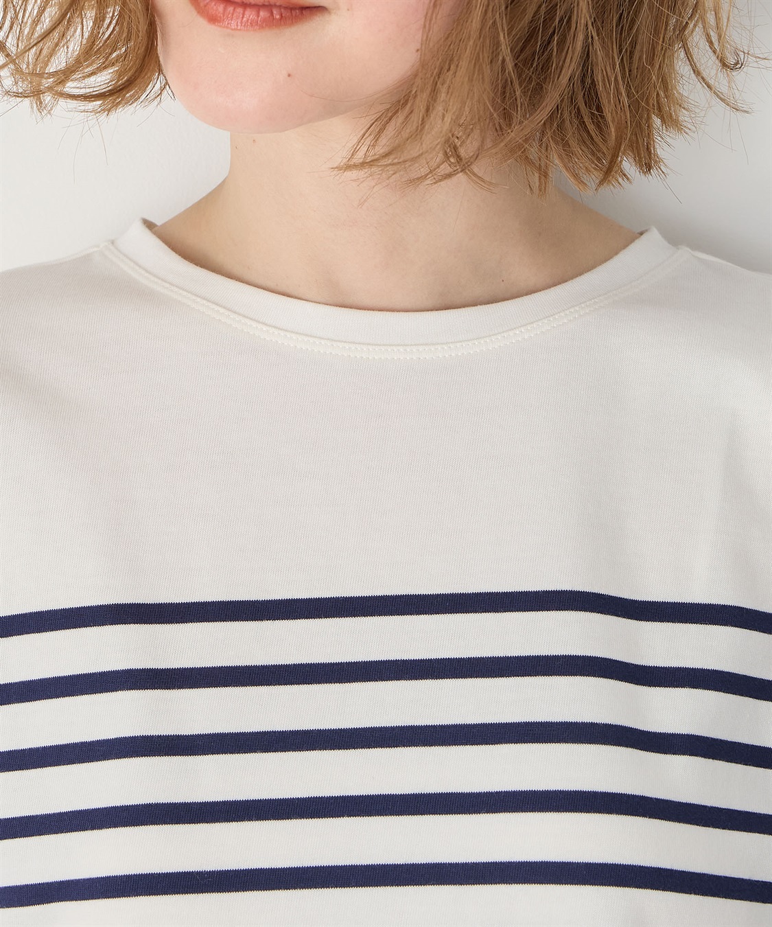 Petit Honfleur オーガニックコットンボーダーTシャツ_sub_5