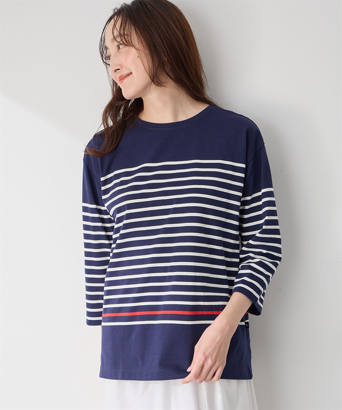 Petit Honfleur オーガニックコットンボーダーTシャツ_sub_8