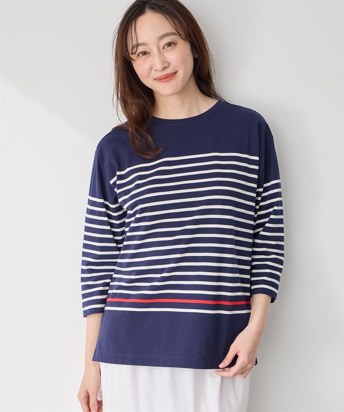 Petit Honfleur オーガニックコットンボーダーTシャツ_sub_9