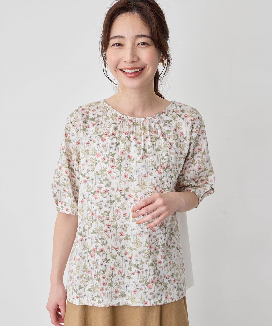 Petit Honfleur リバティプリントプルオーバー_sub_12