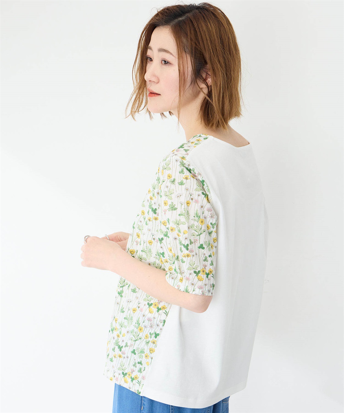 Petit Honfleur リバティプリントプルオーバー_sub_15