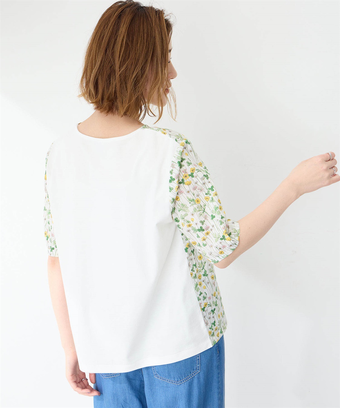 Petit Honfleur リバティプリントプルオーバー_sub_16