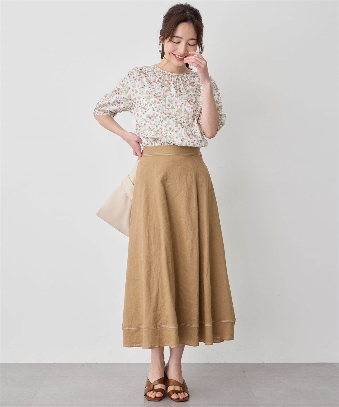 Petit Honfleur リバティプリントプルオーバー_sub_21