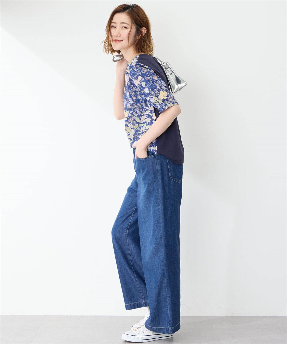 Petit Honfleur リバティプリントプルオーバー_sub_23