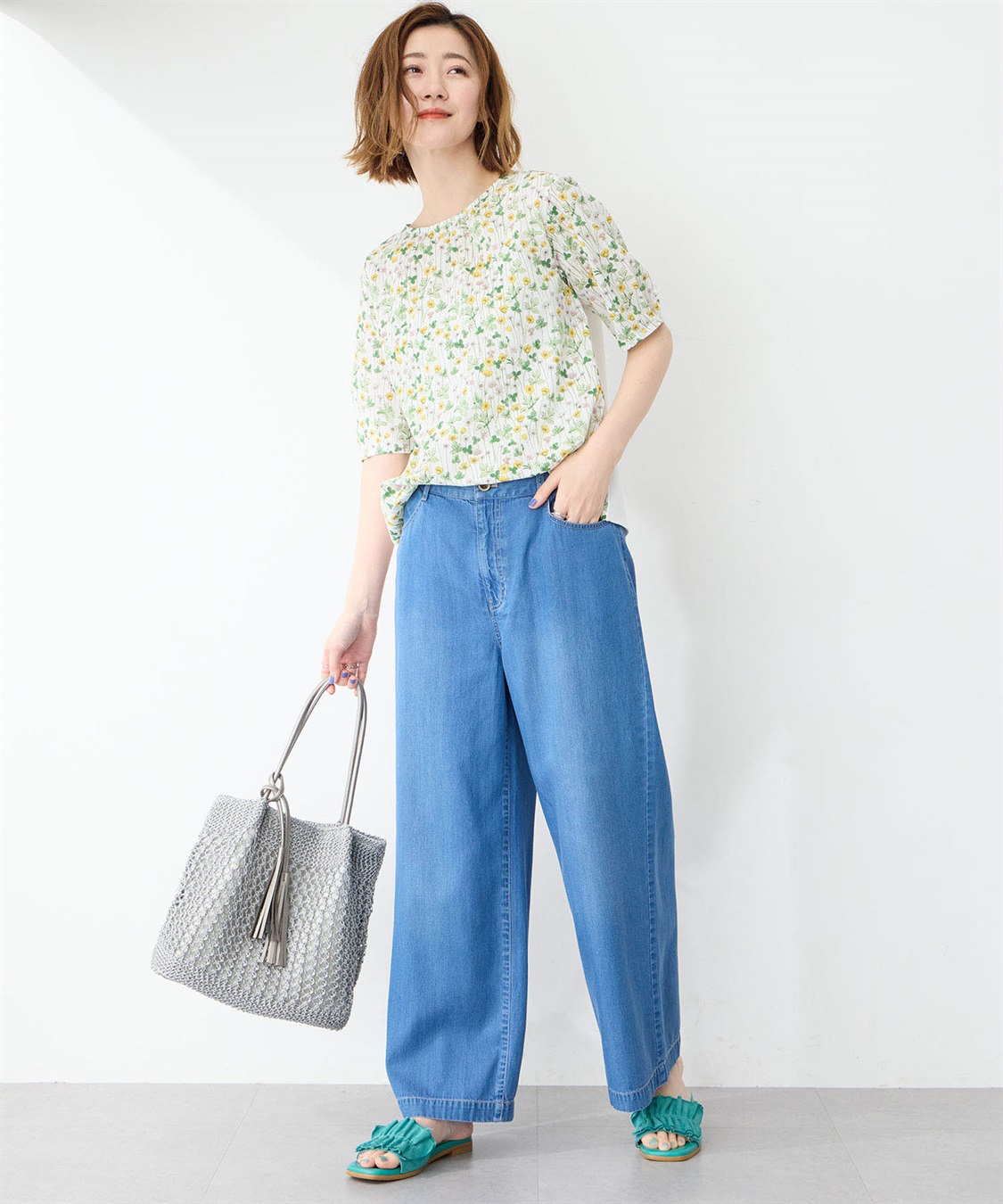 Petit Honfleur リバティプリントプルオーバー_sub_25