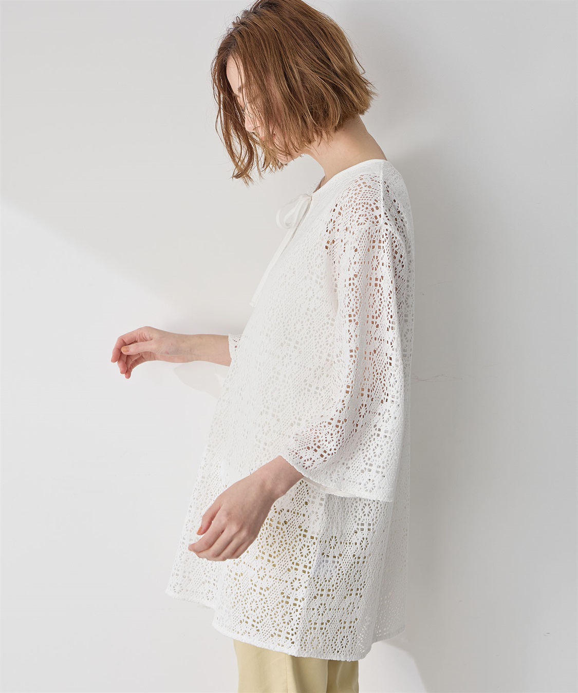 Petit Honfleur レースプルオーバーチュニック_sub_1