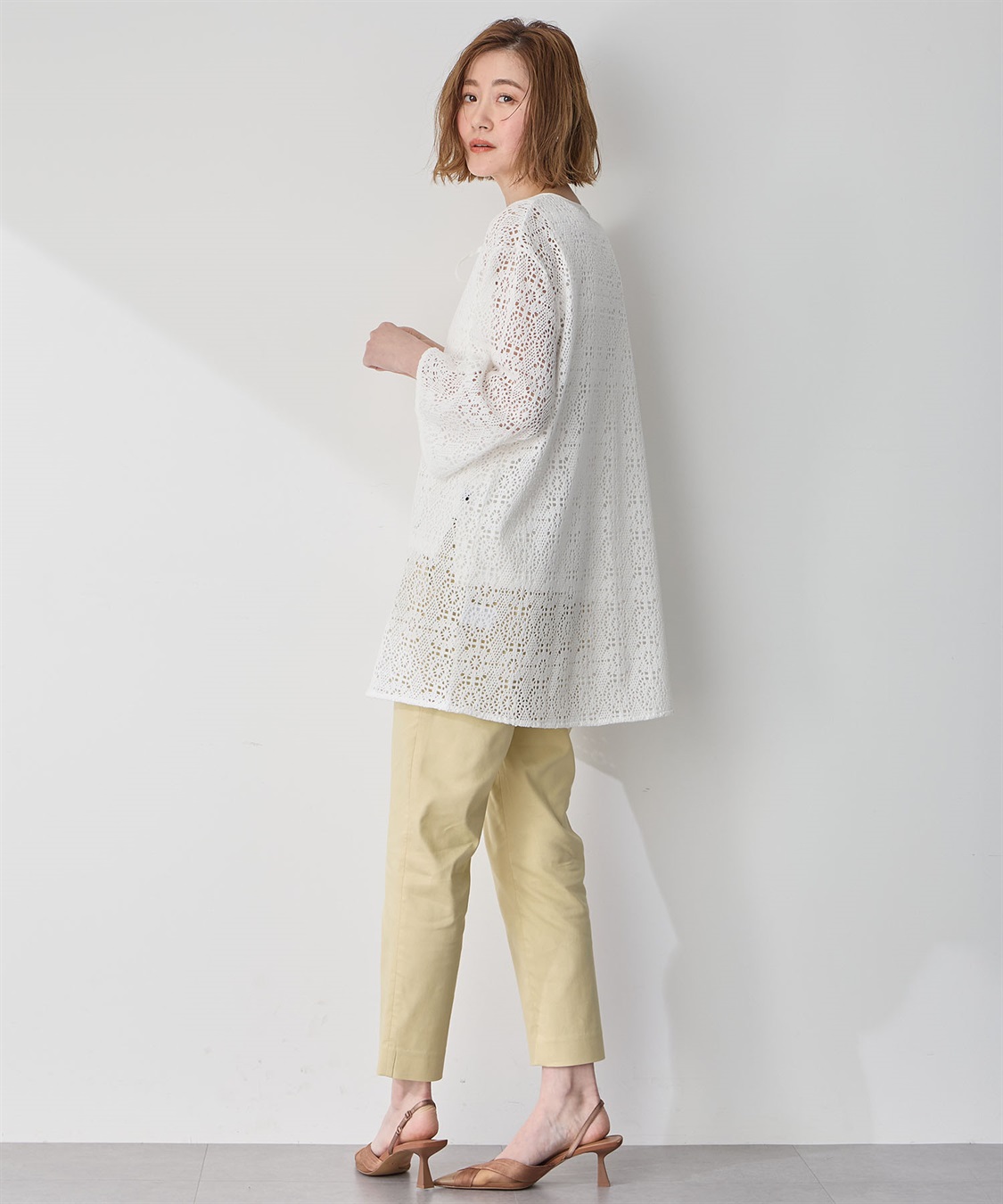 レースプルオーバーチュニック Petit Honfleur｜クロスプラス公式通販