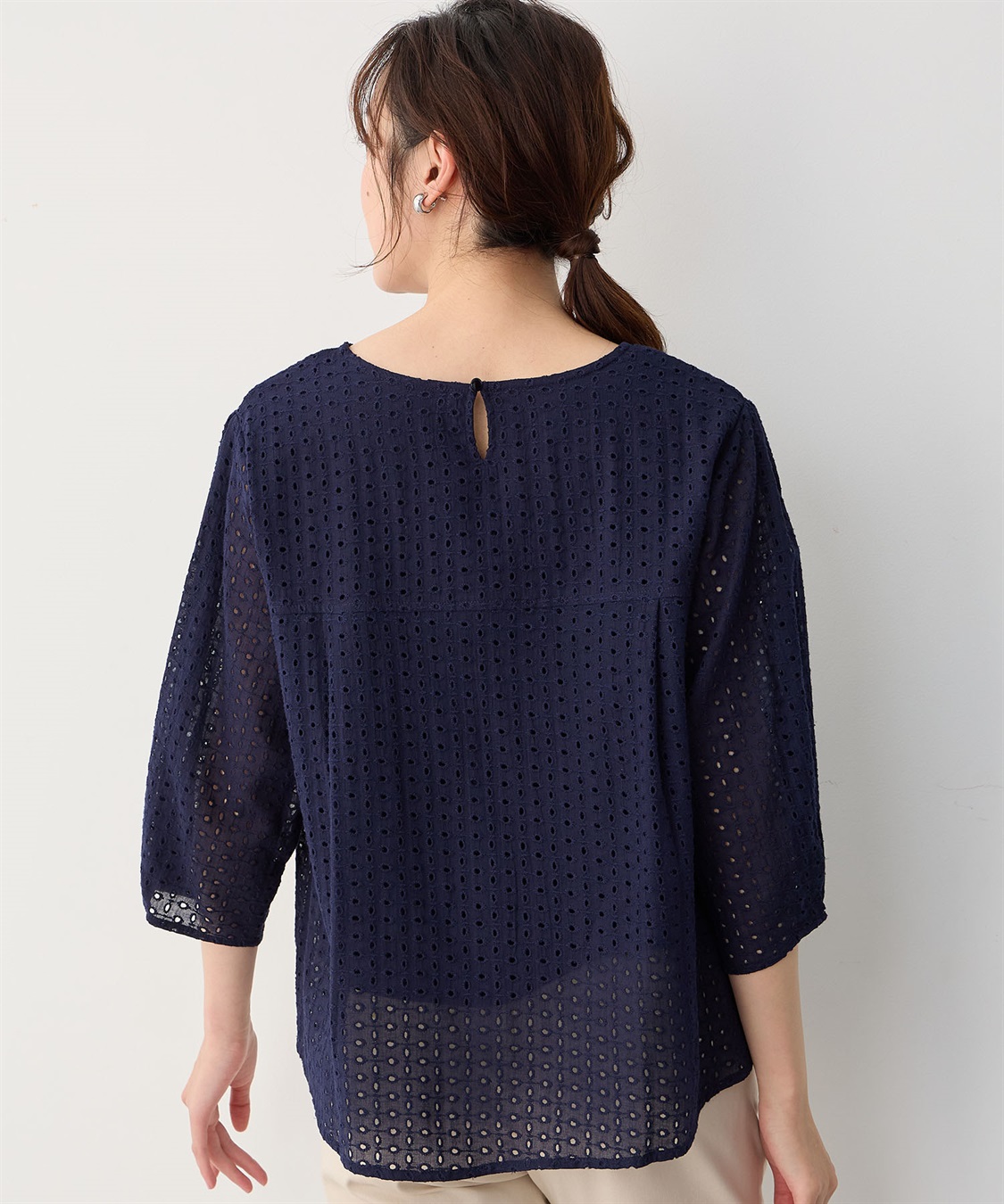 Petit Honfleur レースフレアプルオーバー_sub_3