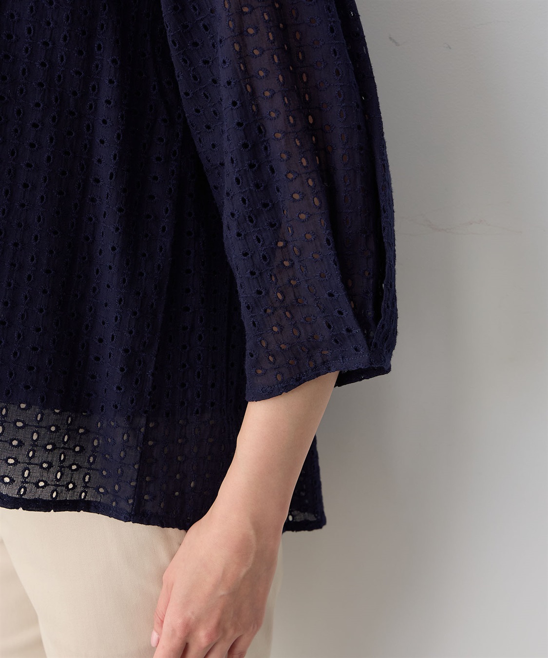 Petit Honfleur レースフレアプルオーバー_sub_5