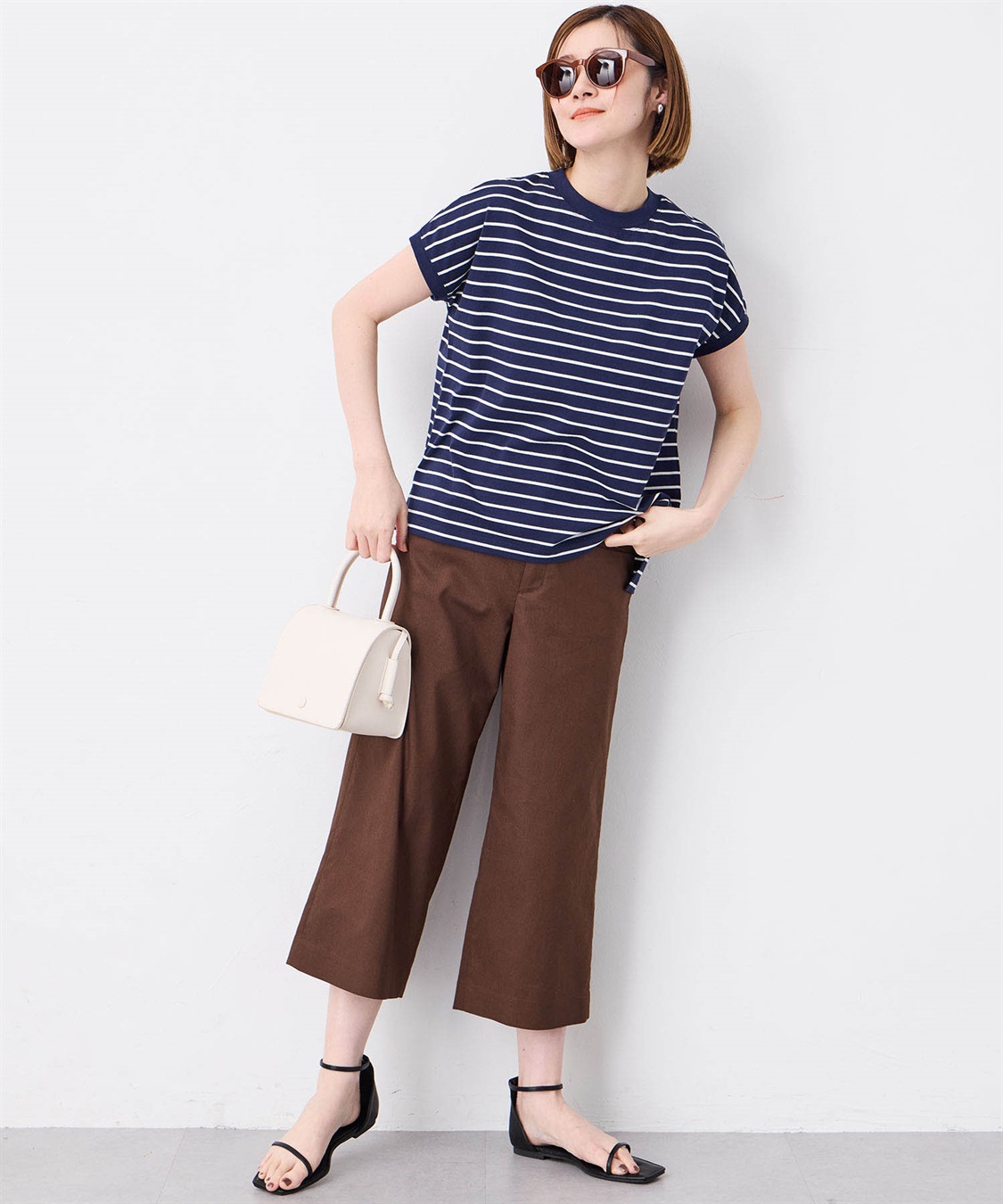 Petit Honfleur 【UVカット】【接触冷感】ボーダーTシャツ_sub_15