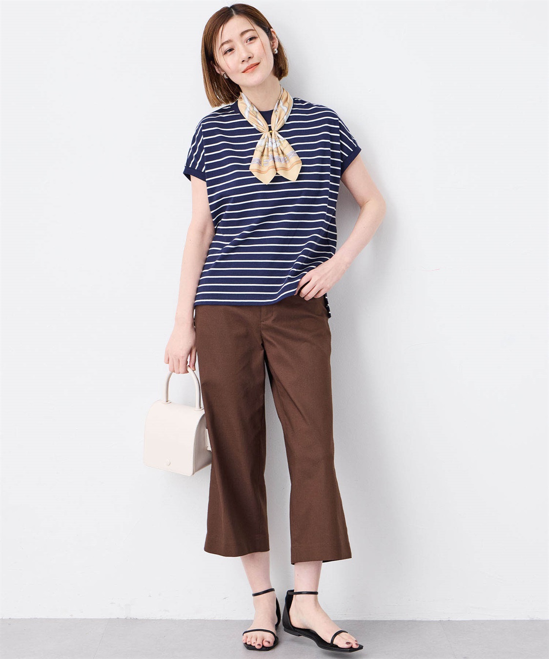 Petit Honfleur 【UVカット】【接触冷感】ボーダーTシャツ_sub_16