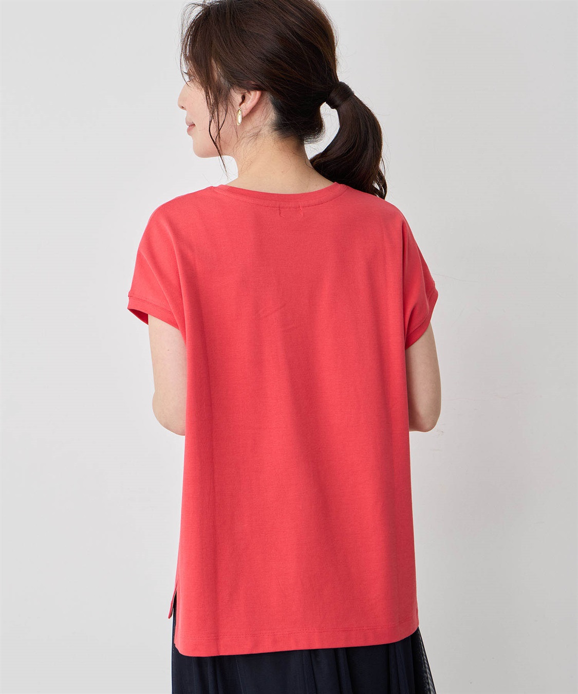 Petit Honfleur フレンチスリーブロゴTシャツ_sub_4