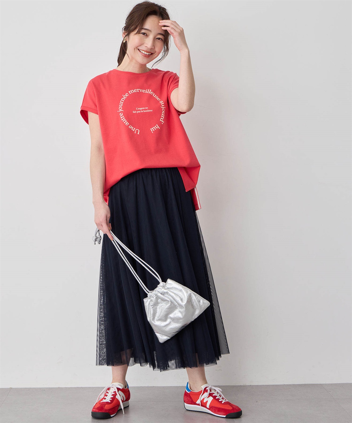 Petit Honfleur フレンチスリーブロゴTシャツ_sub_9