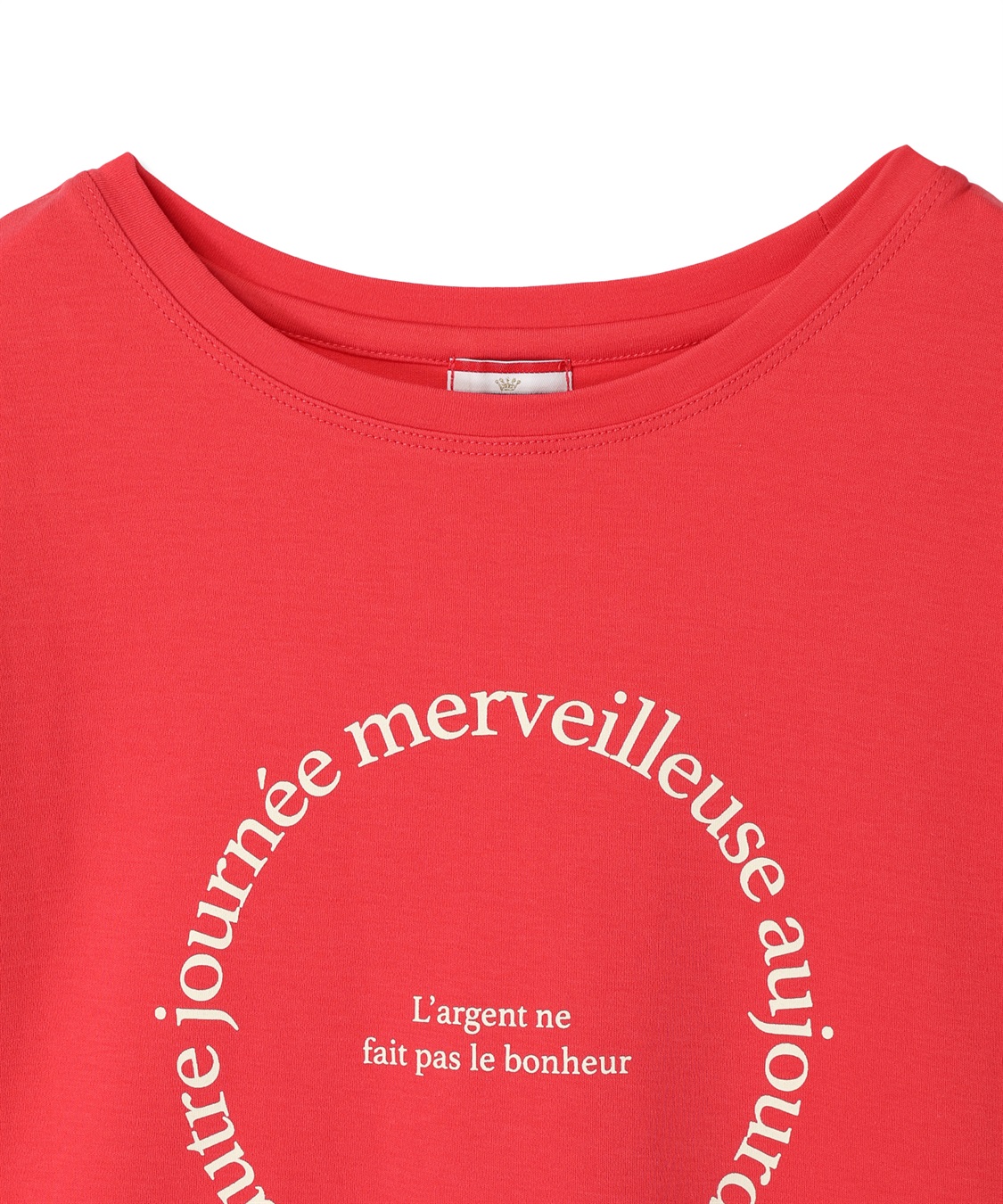 Petit Honfleur フレンチスリーブロゴTシャツ_sub_17