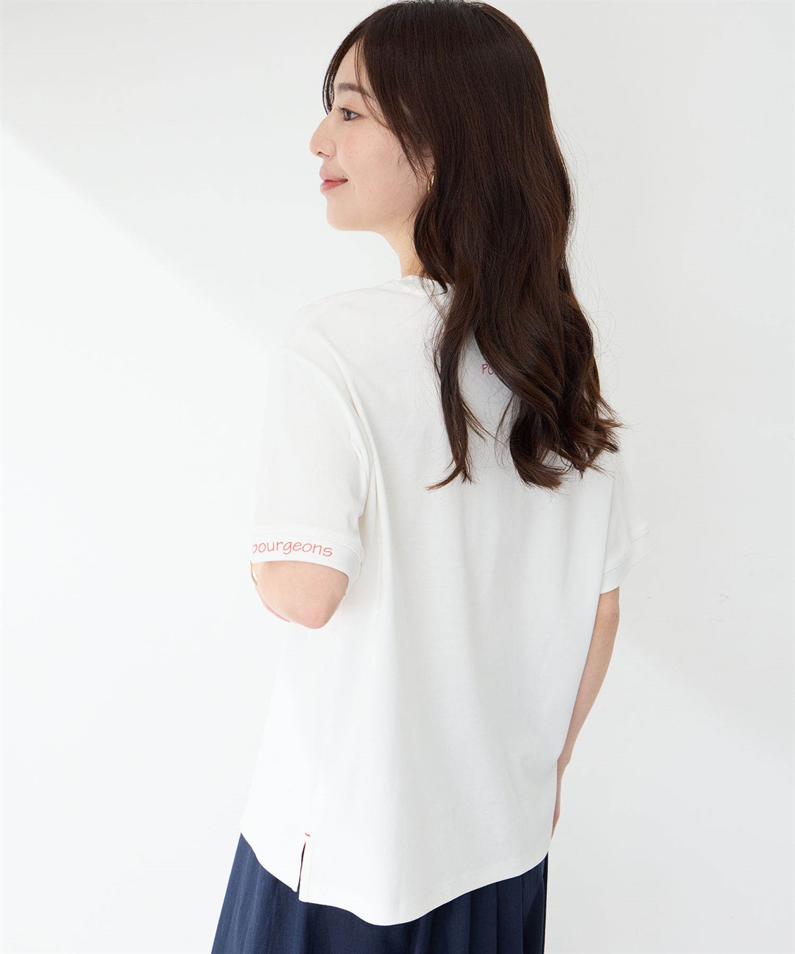 Petit Honfleur ポイントロゴTシャツ_sub_4