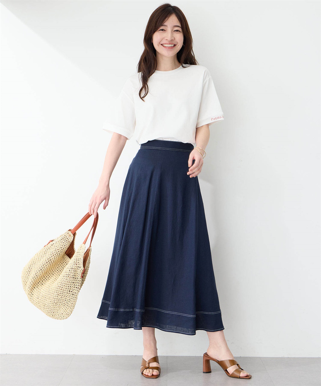 Petit Honfleur ポイントロゴTシャツ_sub_7