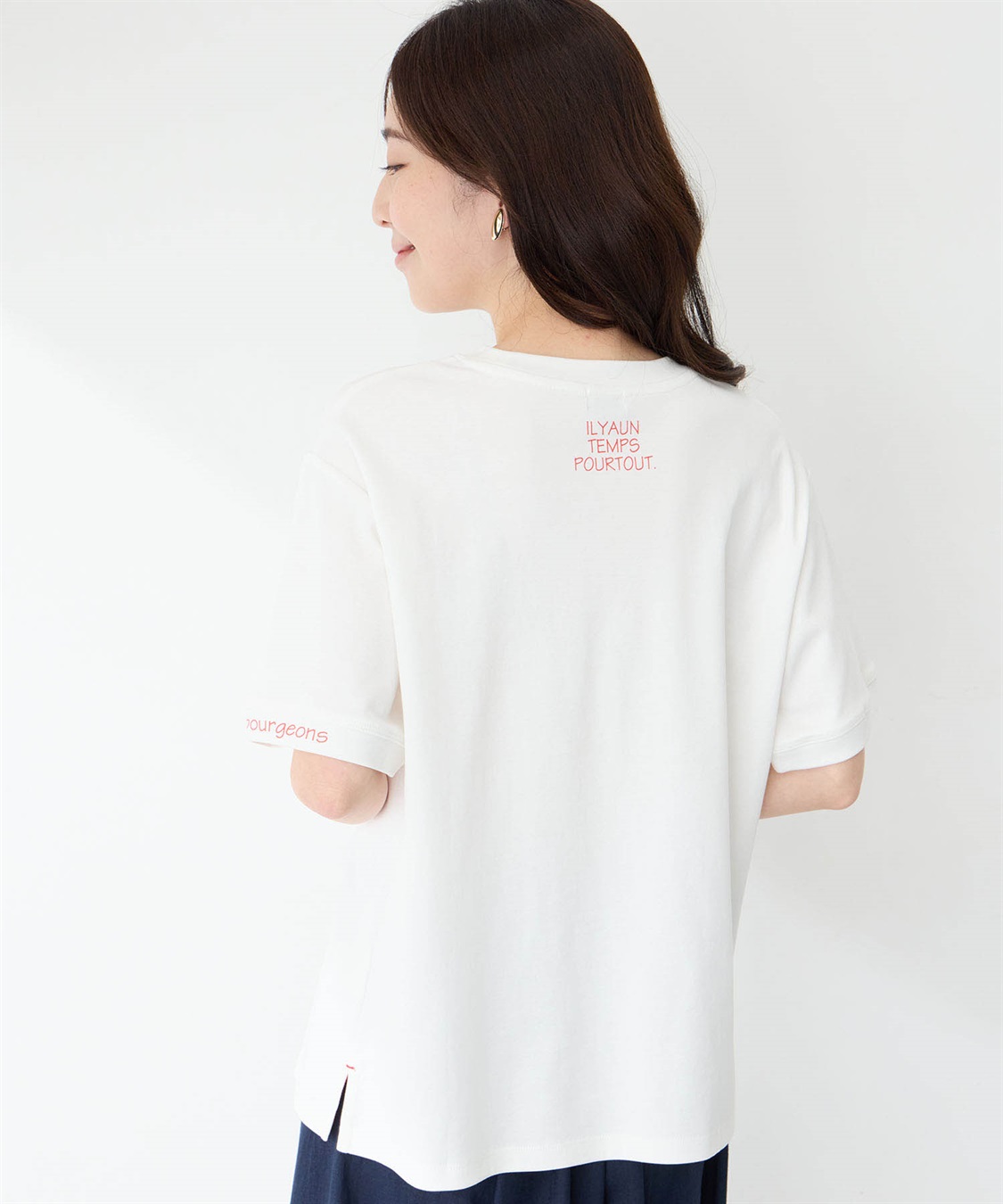 Petit Honfleur ポイントロゴTシャツ_sub_10