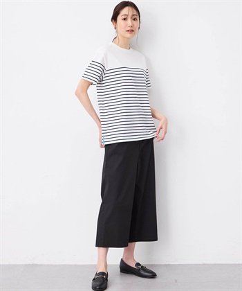 Petit Honfleur 【UVカット】【接触冷感】パネルボーダーTシャツ_subthumb_9