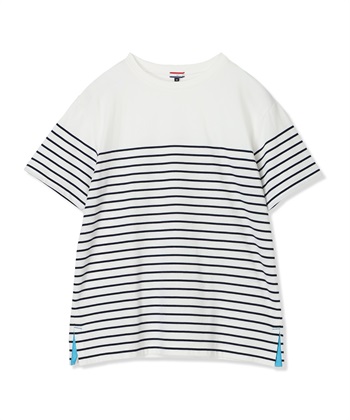 Petit Honfleur 【UVカット】【接触冷感】パネルボーダーTシャツ_subthumb_16