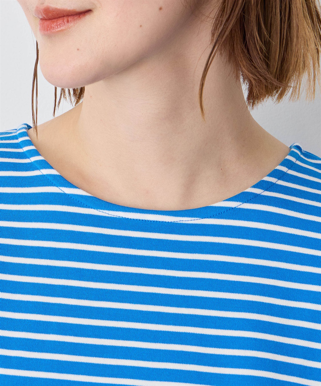 Petit Honfleur フリルスリーブボーダーTシャツ_sub_5