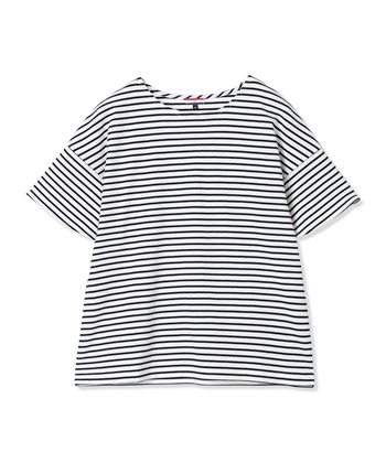 Petit Honfleur フリルスリーブボーダーTシャツ_subthumb_15