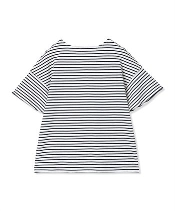 Petit Honfleur フリルスリーブボーダーTシャツ_subthumb_16