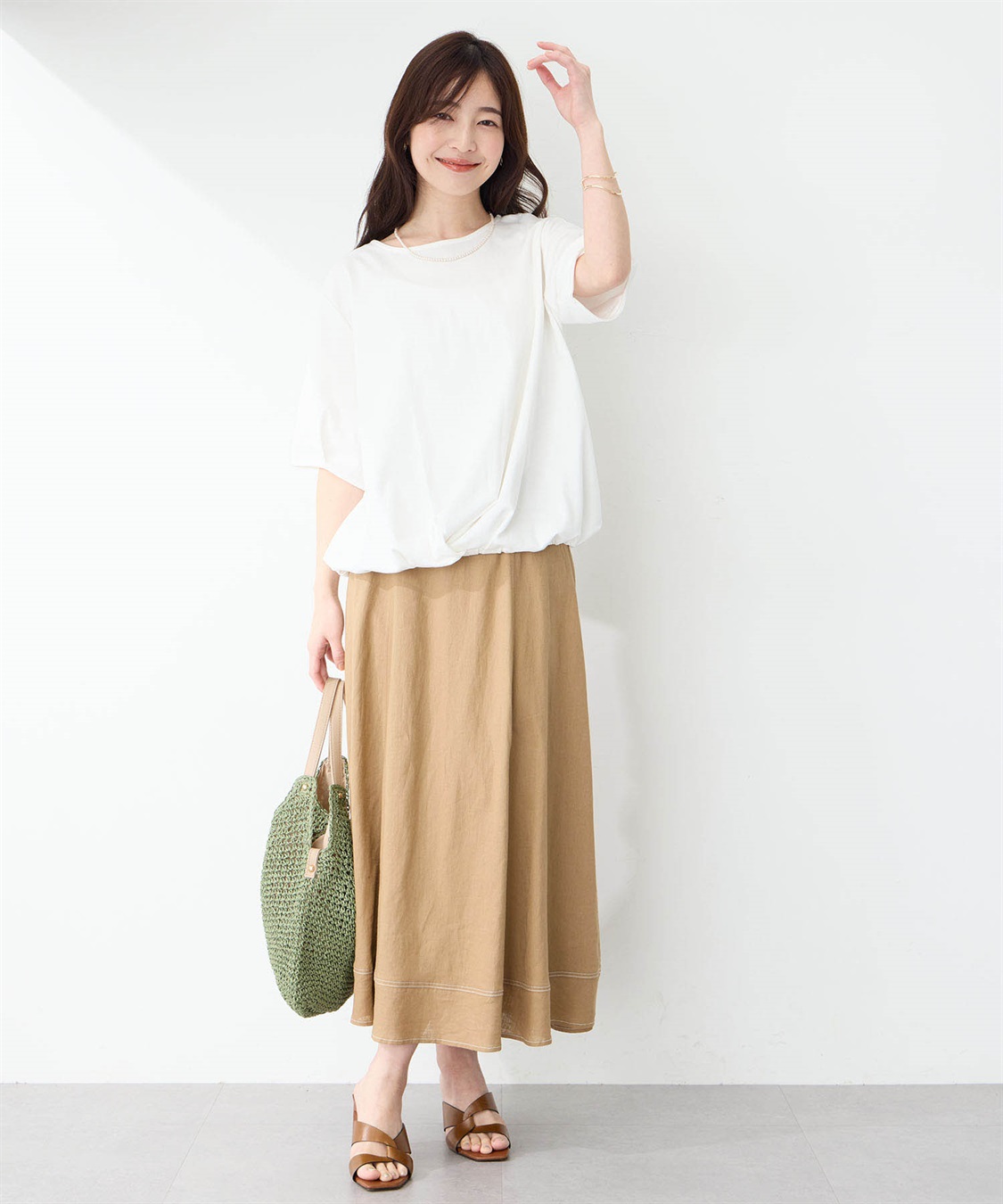 Petit Honfleur 【冷感】【UVカット】ドロストTシャツ_sub_13