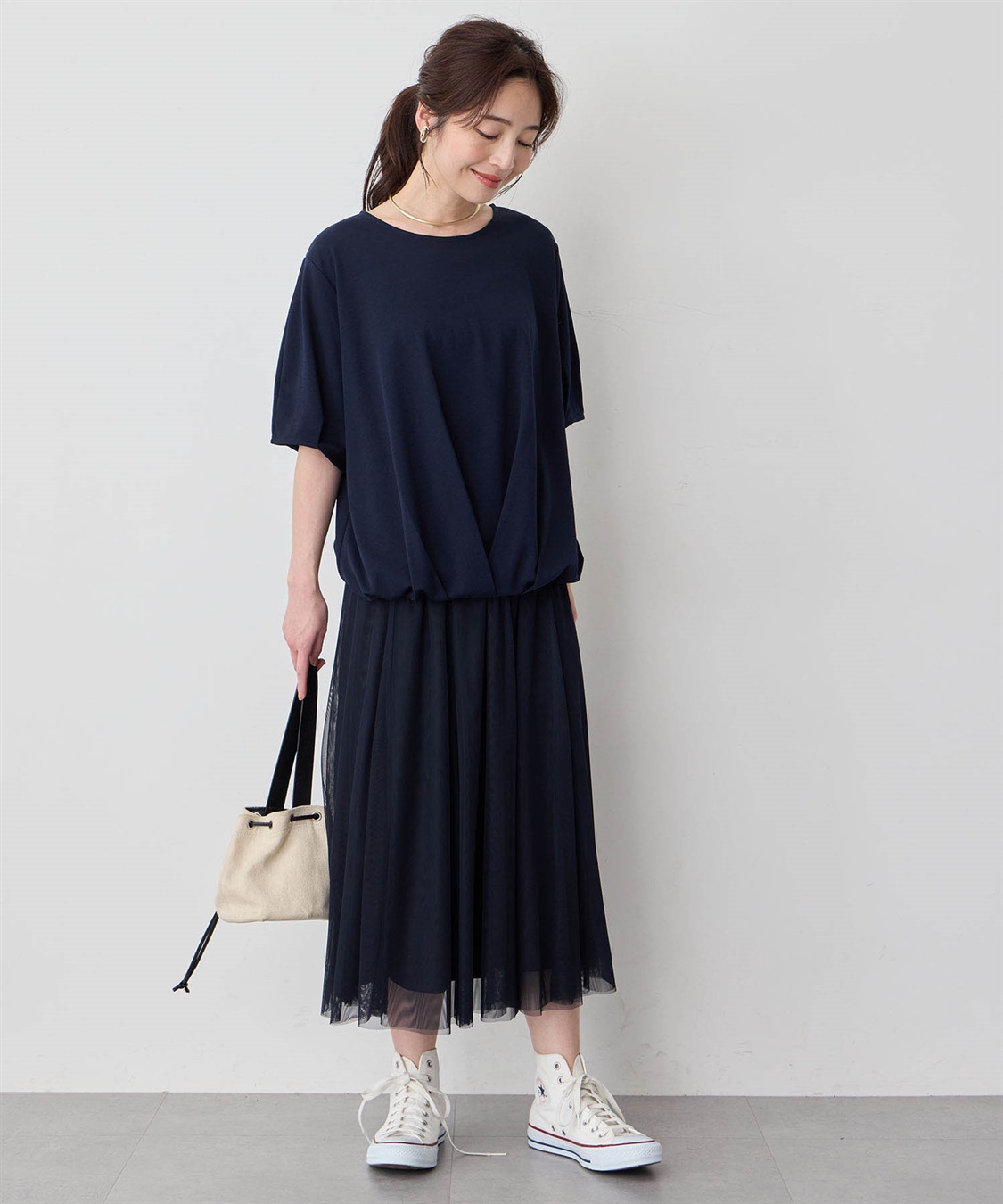 Petit Honfleur 【冷感】【UVカット】ドロストTシャツ_sub_16