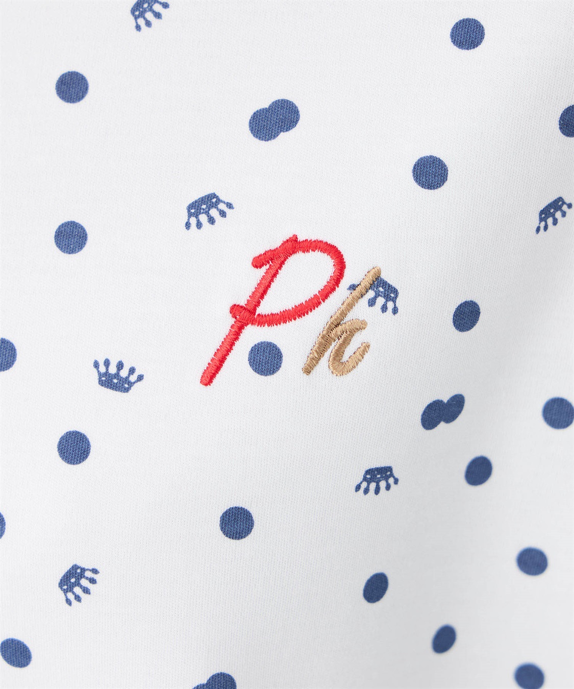 Petit Honfleur 【UVカット】【接触冷感】ドットプリントTシャツ_sub_6