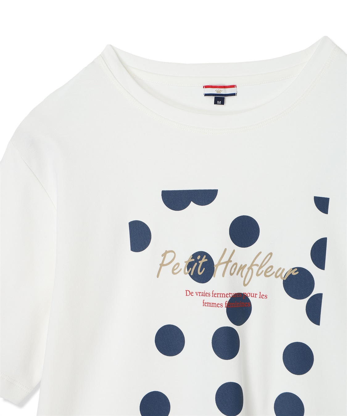 Petit Honfleur 【UVカット】【接触冷感】ドットプリントTシャツ_sub_18