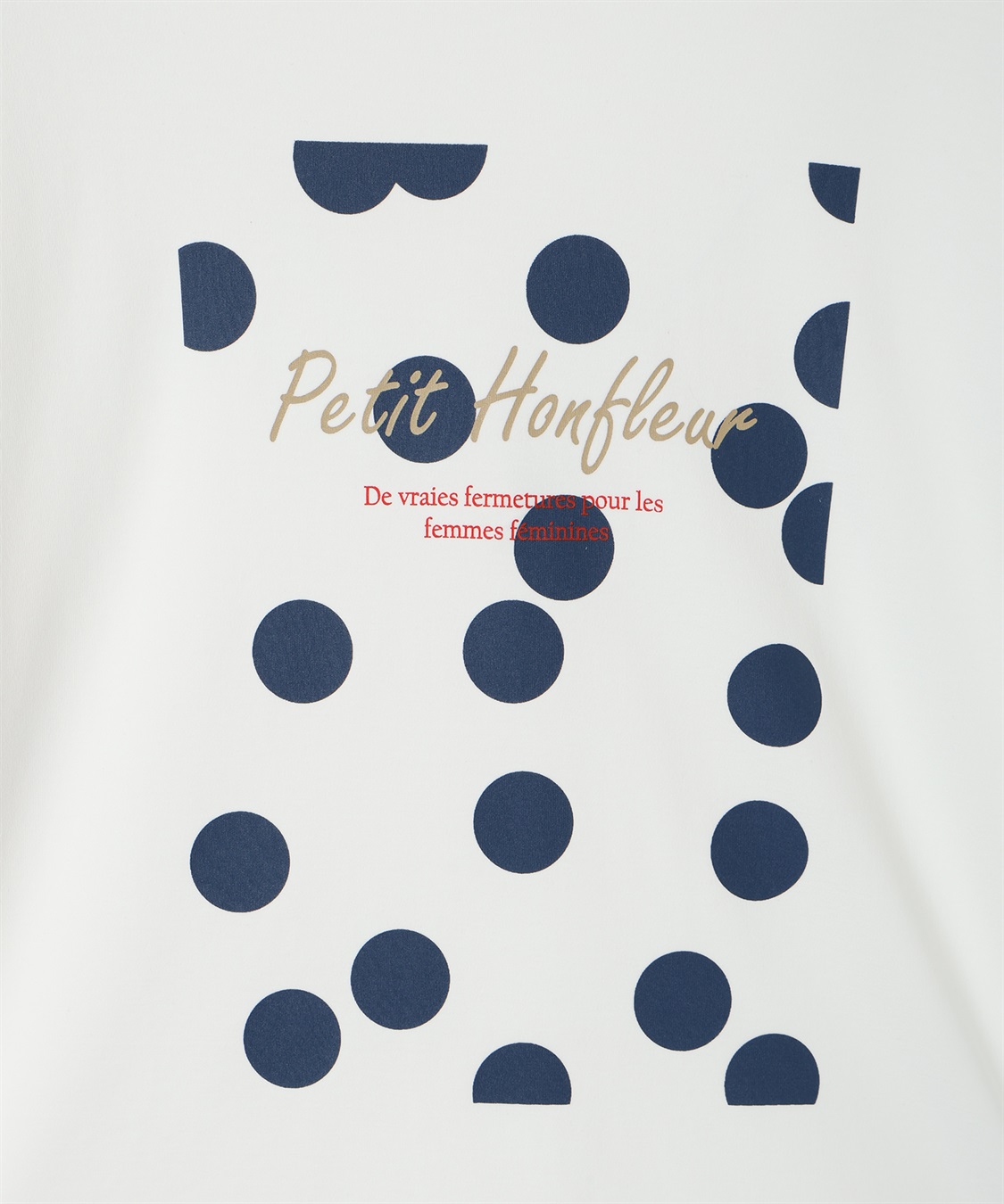 Petit Honfleur 【UVカット】【接触冷感】ドットプリントTシャツ_sub_21