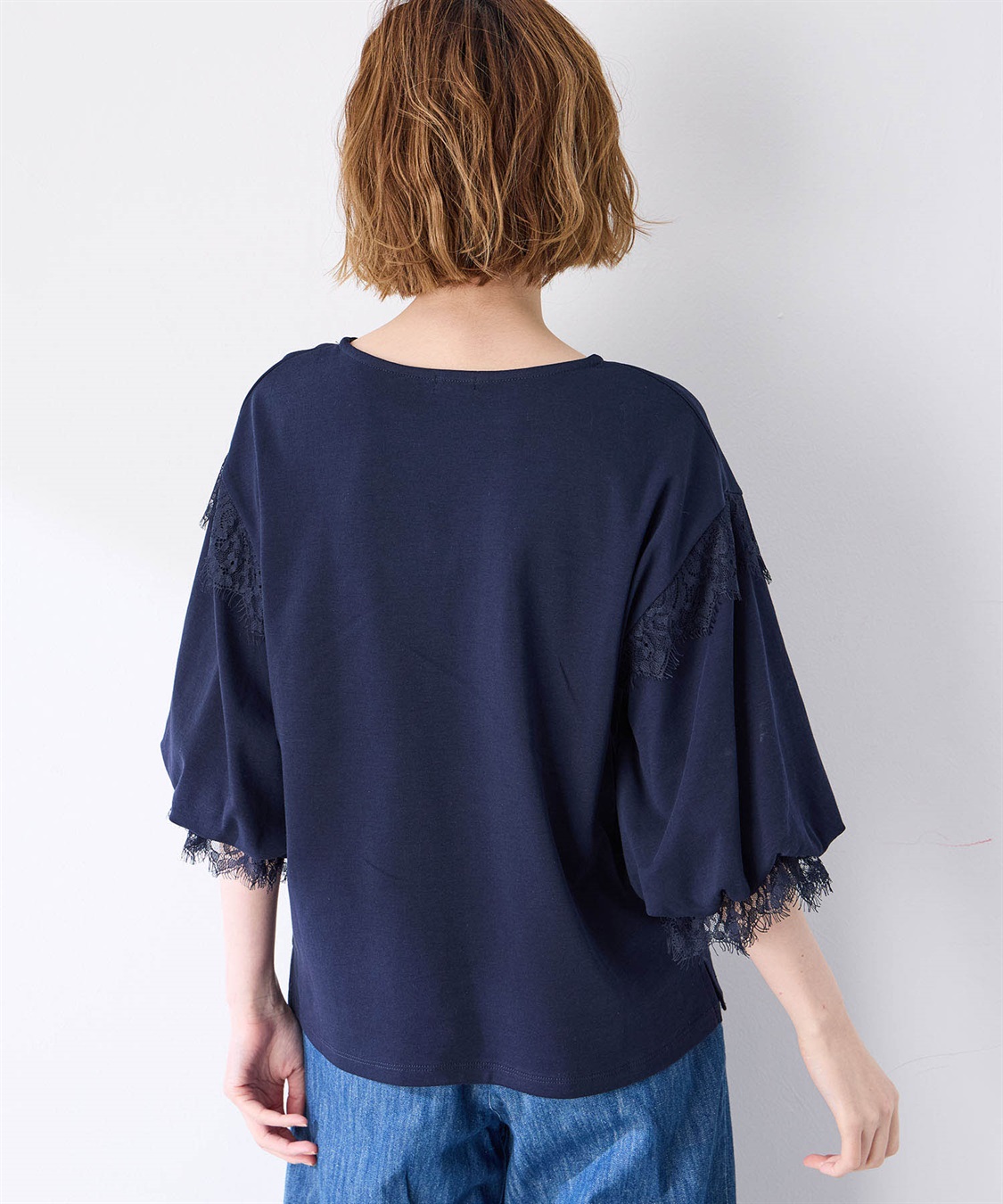 Petit Honfleur レーススリーブプルオーバー_sub_2