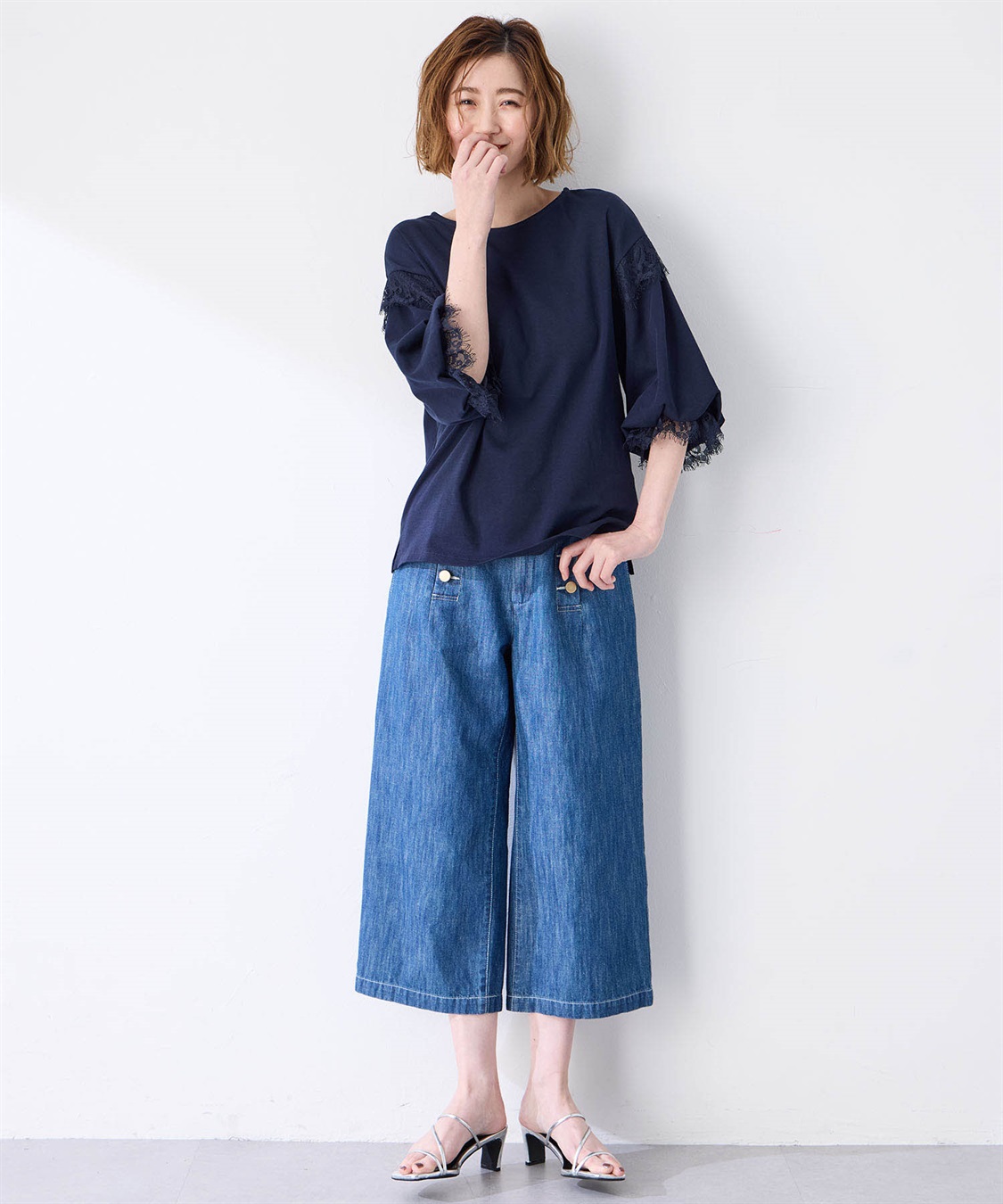 Petit Honfleur レーススリーブプルオーバー_sub_13