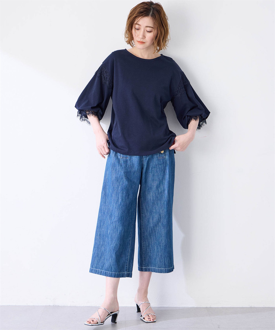 Petit Honfleur レーススリーブプルオーバー_sub_14