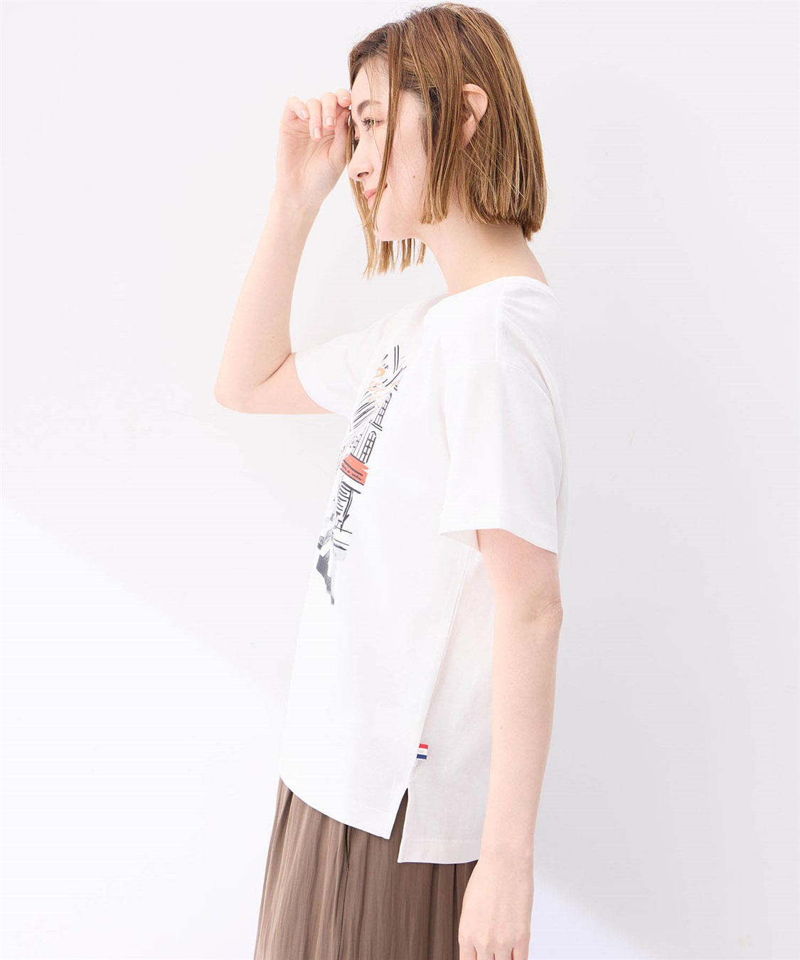 Petit Honfleur 【冷感】プリントTシャツ風景_sub_1