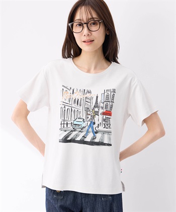 Petit Honfleur 【冷感】プリントTシャツ風景_subthumb_7