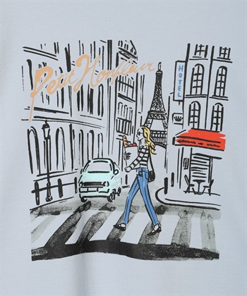 Petit Honfleur 【冷感】プリントTシャツ風景_subthumb_21