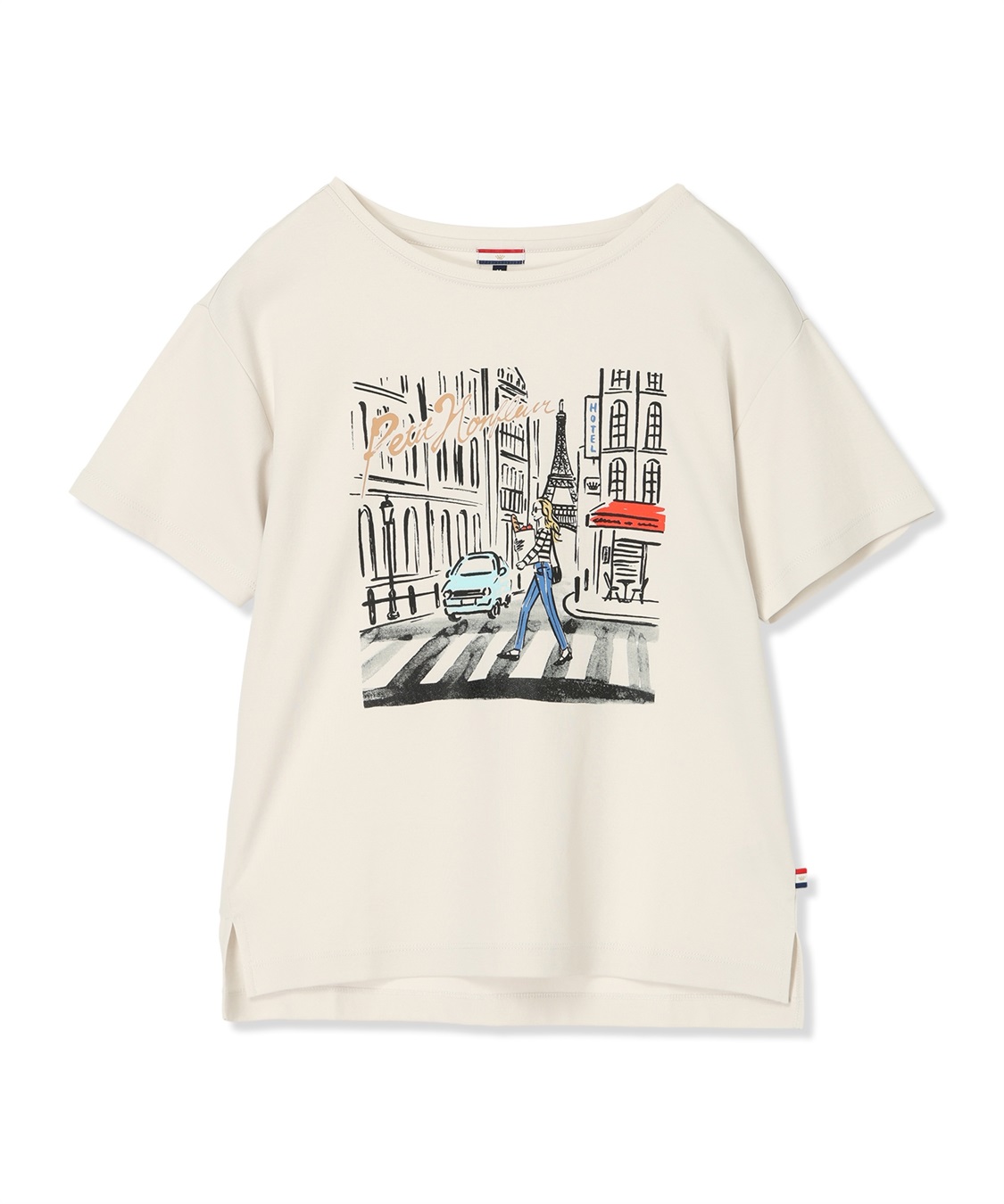 Petit Honfleur 【冷感】プリントTシャツ風景_sub_26